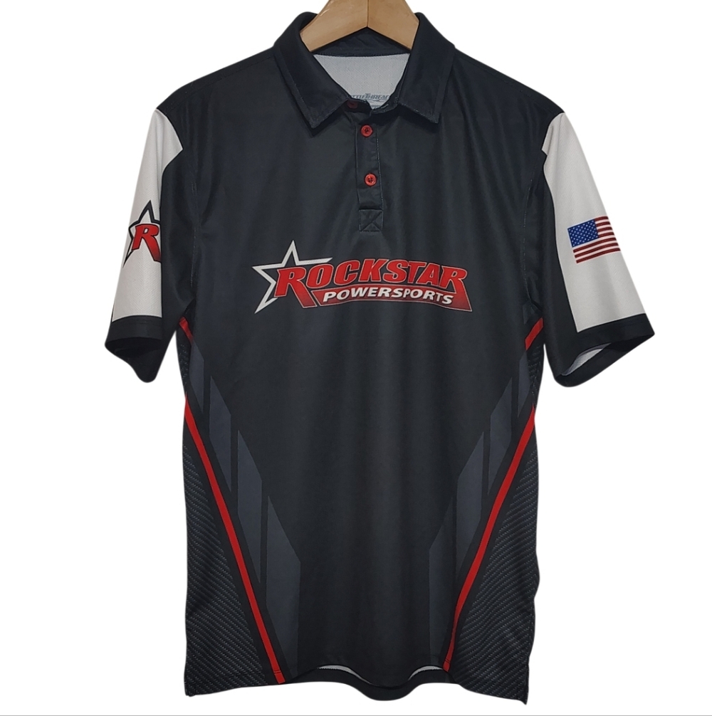 Rockstar Powersports Active Moto Polo Size Medium